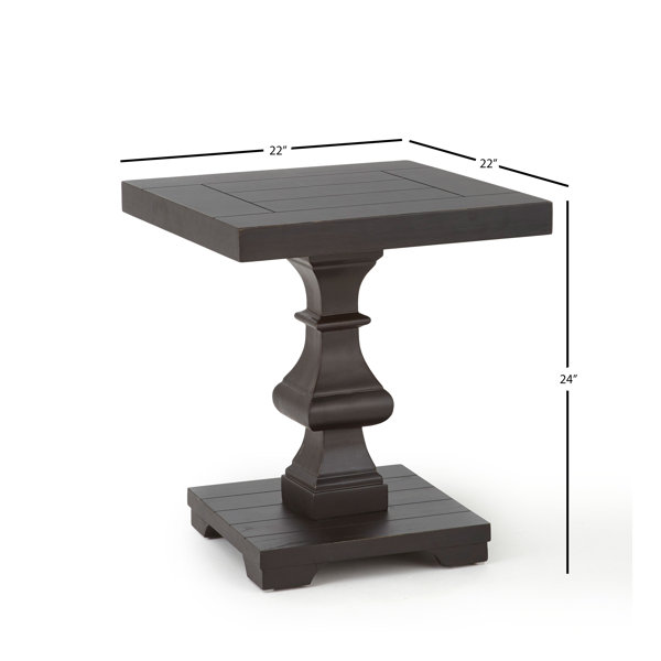 Greyleigh™ Millis 24'' Tall Pedestal End Table & Reviews Wayfair